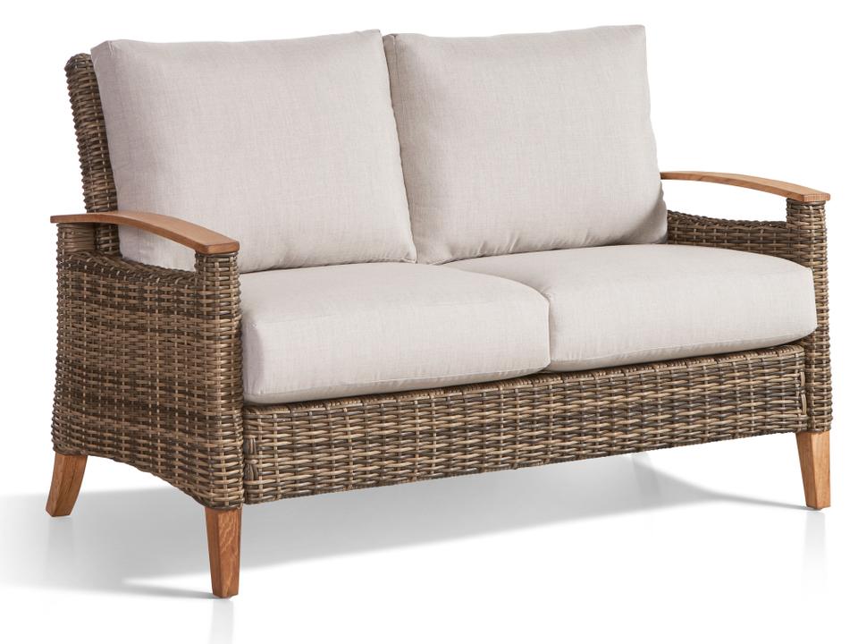Payton Wicker Loveseat in Boulder