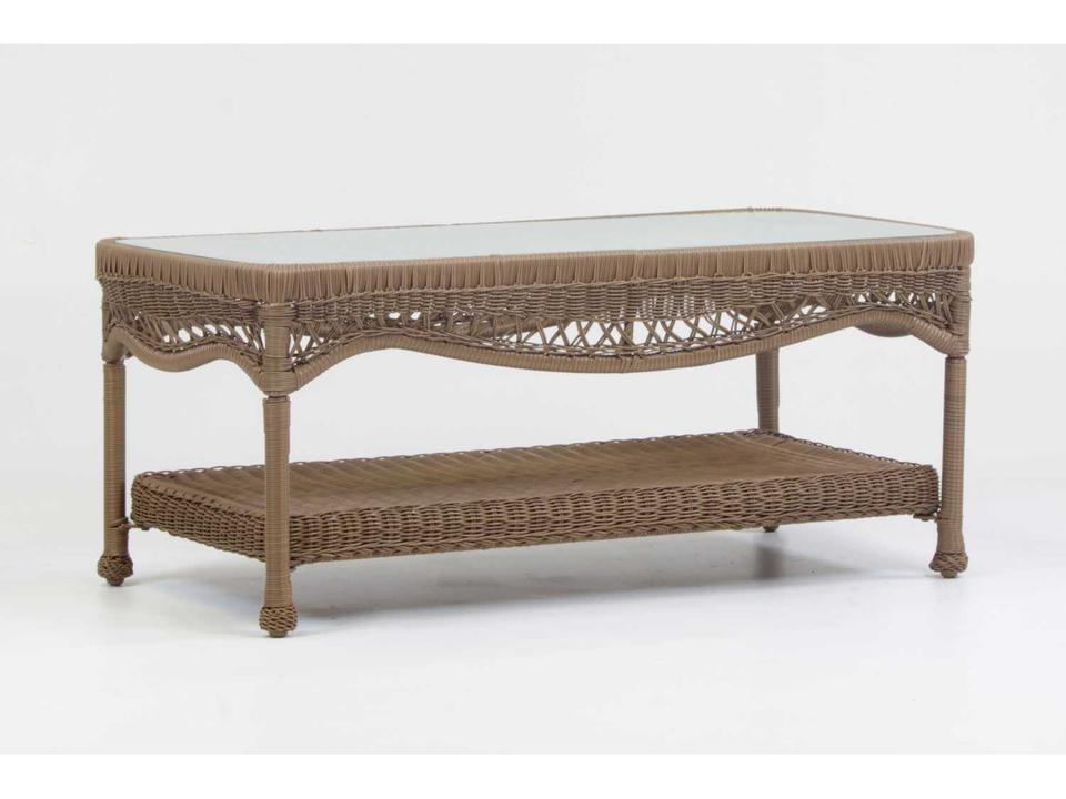 Riviera Wicker Twig Rectangular Outdoor Coffee Table