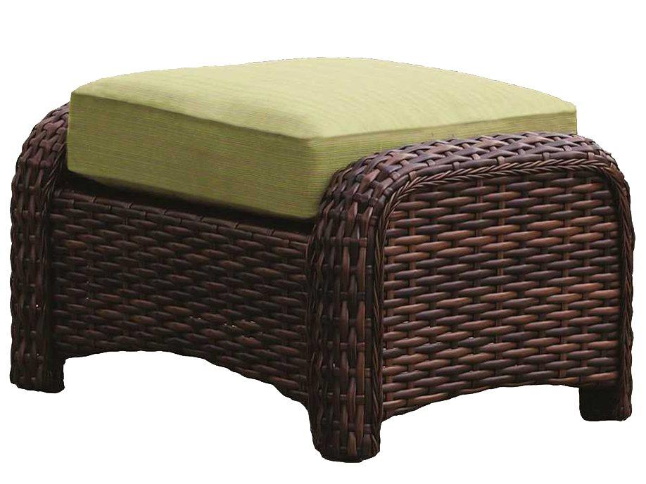 St Tropez Wicker Outdoor Ottoman