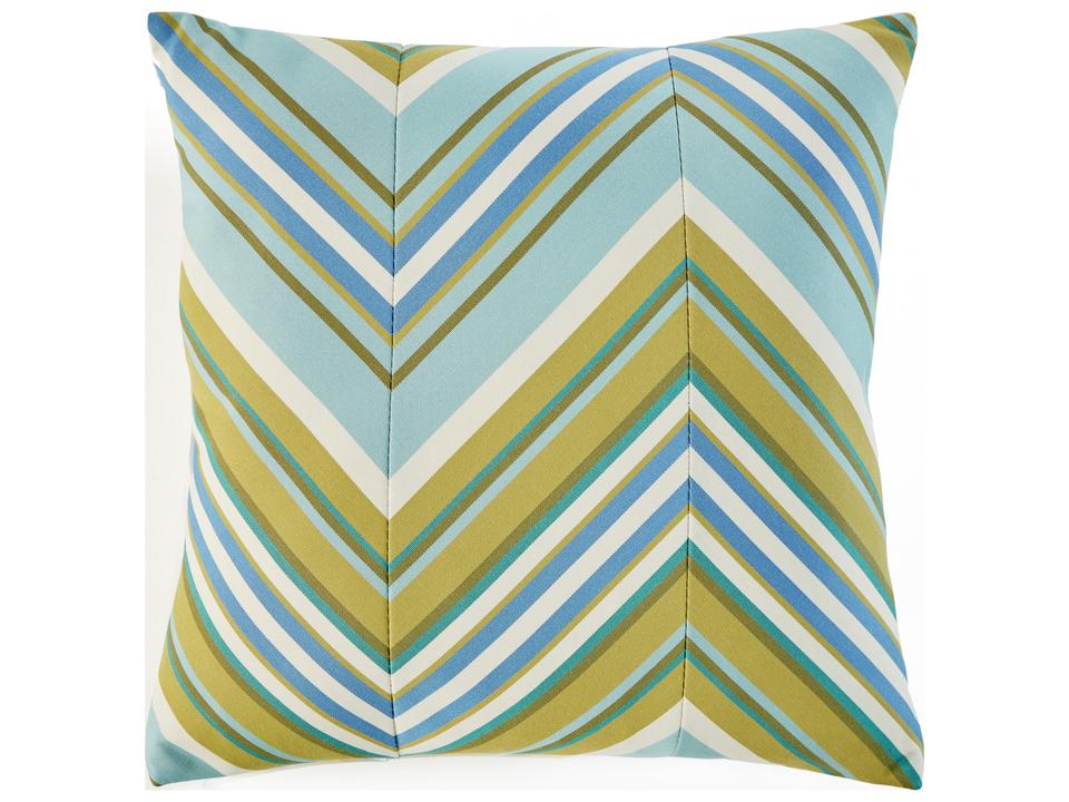 Pillow Talk 18x18 Sunbrella Throw Pillow in Blue
