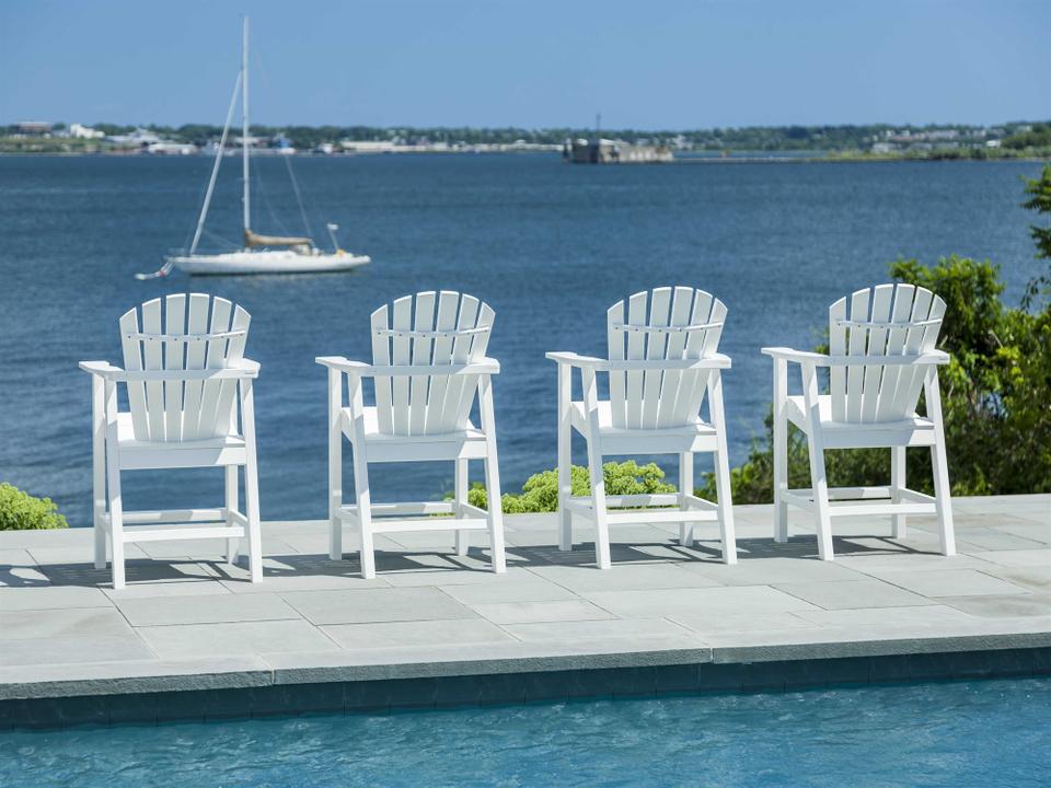 Shellback Adirondack Recycled Plastic Counter Set
