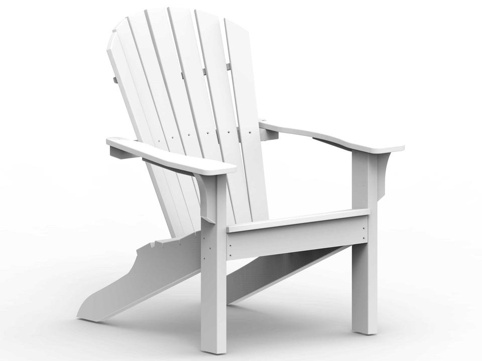 Adirondack Shellback HDPE Lumber Chair