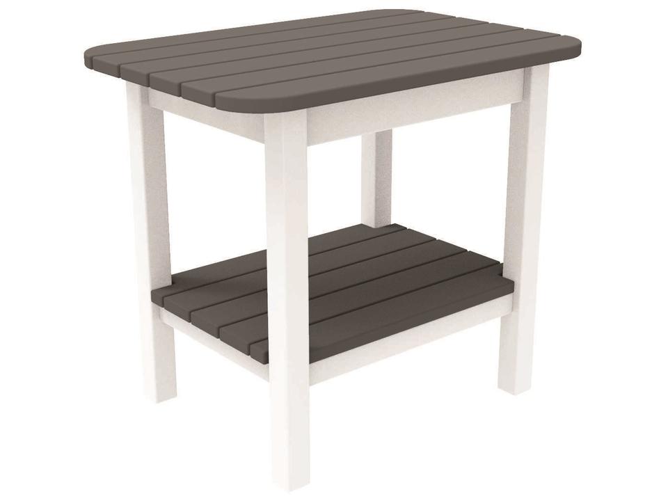 Westerly Rectangular Outdoor End Table in HDPE