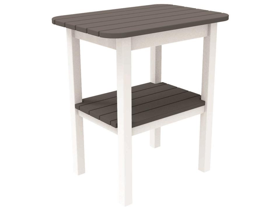 Westerly Occasionals Recycled Plastic Rectangular Outdoor End Table