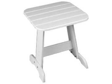 Adirondack Rectangular End Table HDPE EnviroWood
