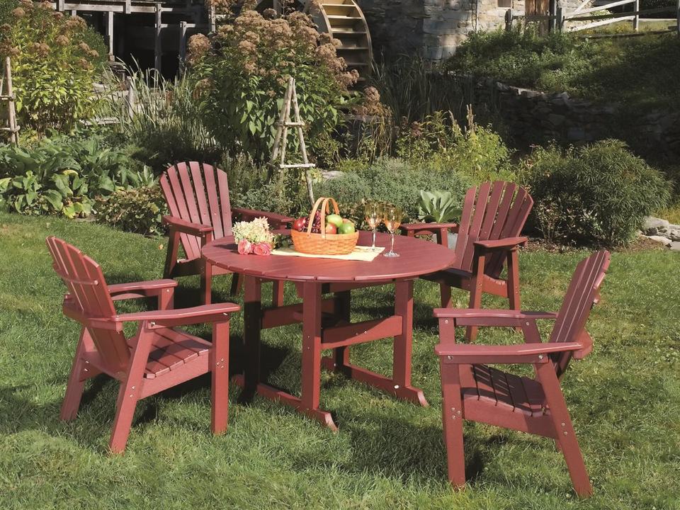 Salem Rounds Recycled Plastic Outdoor Patio Dining Set