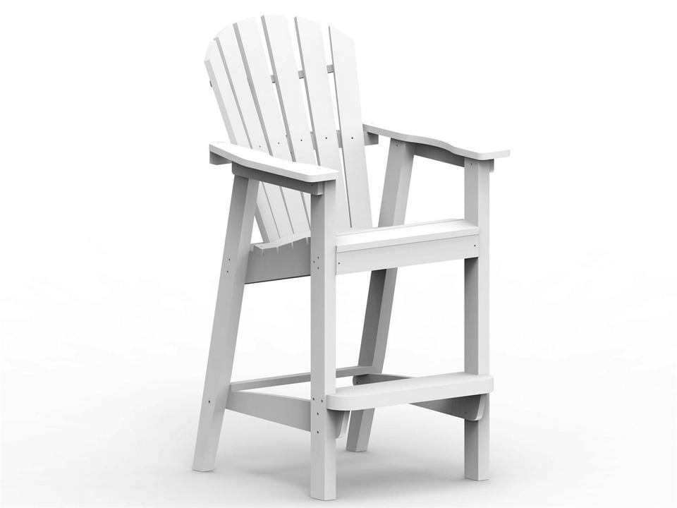 Shellback Adirondack Outdoor Bar Armchair in EnviroWood