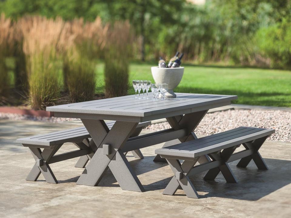 Sonoma Recycled Plastic Outdoor Patio Dining Set