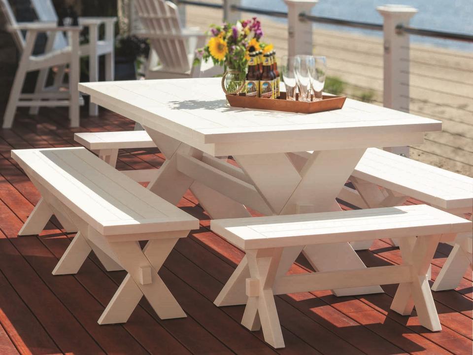 Sonoma Recycled Plastic Outdoor Patio Dining Set