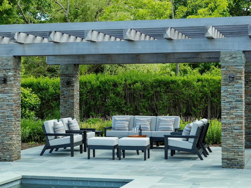 Dex Recycled Plastic Cushion Patio Lounge Set