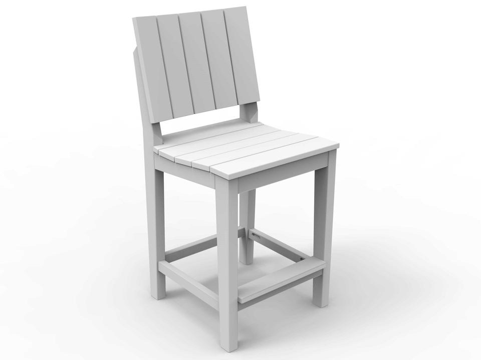 Mad Recycled Plastic Outdoor Counter Stool