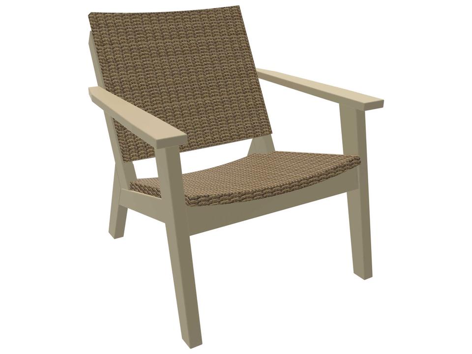 Mad Recycled Plastic Wicker Outdoor Lounge Chair