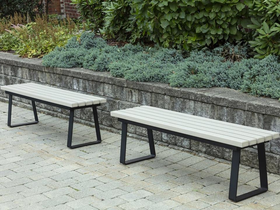 Hip Aluminum Anchor Outdoor Patio Bench Set