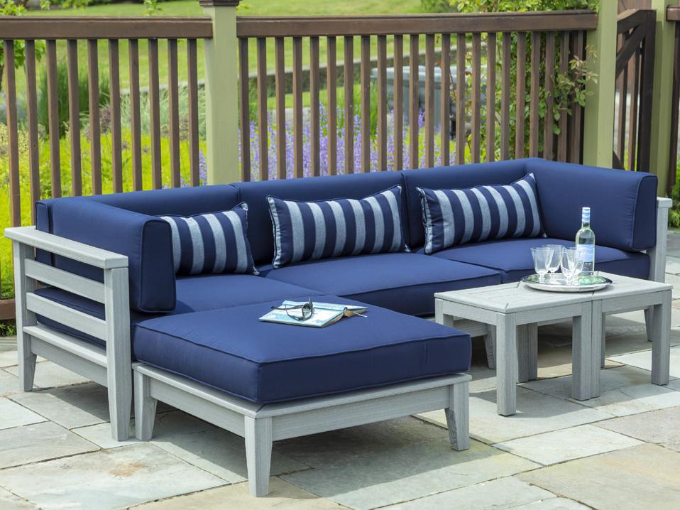 Cambridge Recycled Plastic Cushion Patio Lounge Set