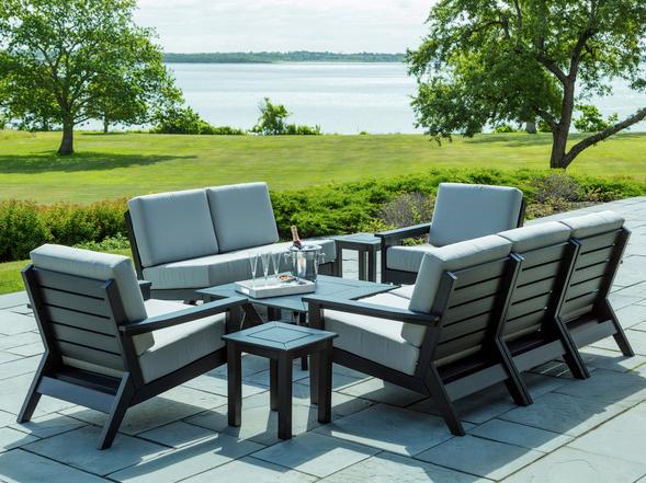 Dex Recycled Plastic Cushion Outdoor Lounge Set
