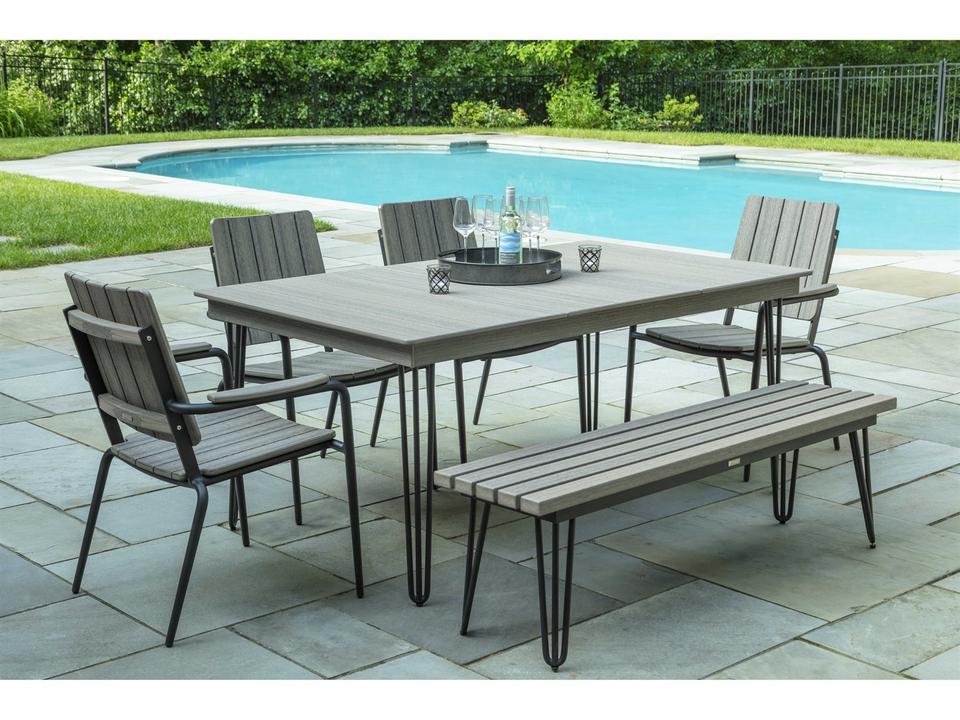 Hip Aluminum Outdoor Patio Dining Set