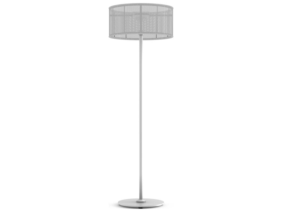 La Lampe Padere Solar Powered Outdoor Floor Lamp in Recycled HDPE and Stainless Steel