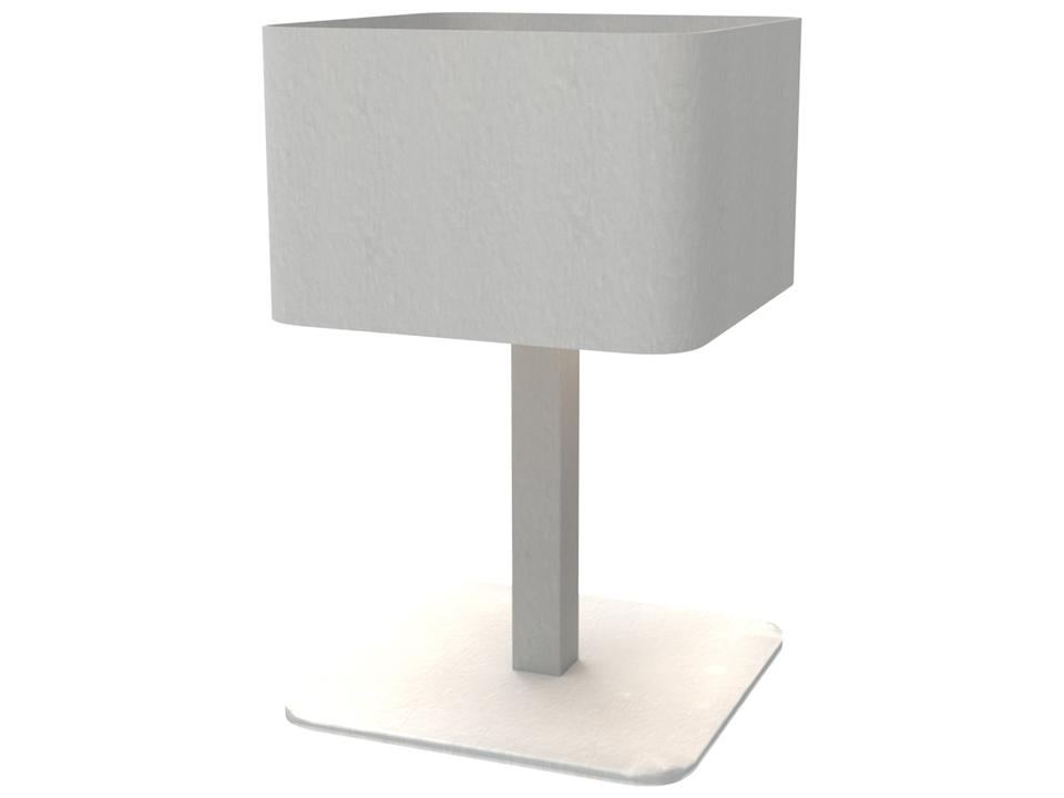 La Lampe Pose 2 Solar Table Lamp in Powder Coated Aluminum