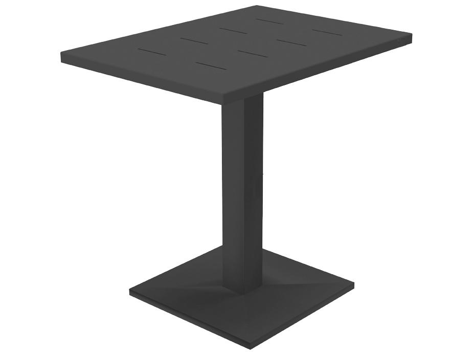 Via Aluminum Rectangular Outdoor Bistro Table