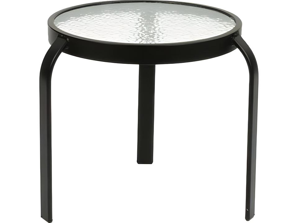 18-Inch Round Acrylic Top End Table