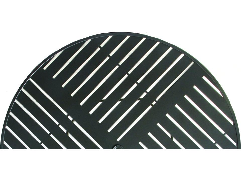 Slat Aluminum 36-Inch Square Outdoor Dining Table