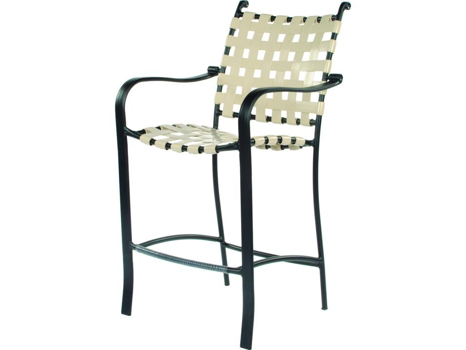 Rosetta Strap Aluminum Bar Stool