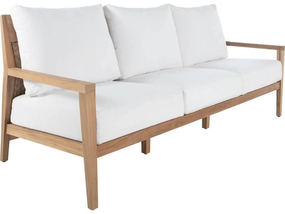 Savannah Teak Wicker Sofa