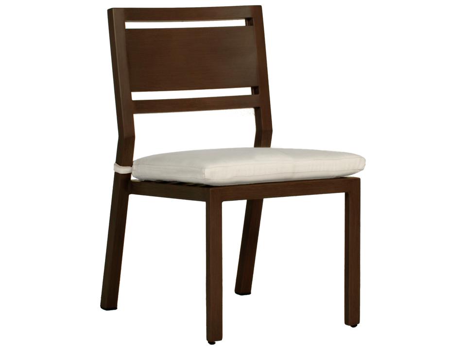 Avondale Aluminum Outdoor Dining Arm Chair with Cushion