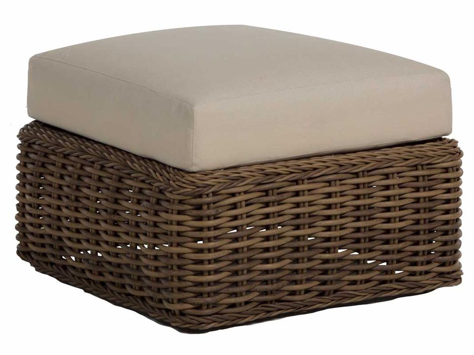 Soho Wicker Outdoor Ottoman