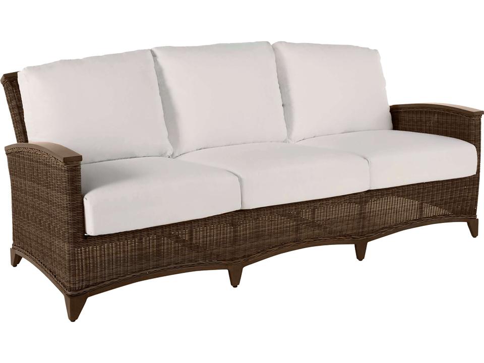 Astoria 3-Seat Outdoor Sofa in Raffia with Bali Pearl Cushions