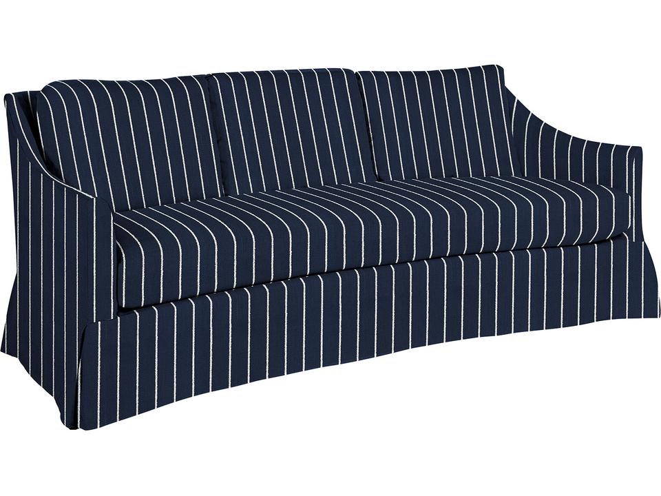 Baldwin Outdoor Sofa in Sailor Stripe Indigo