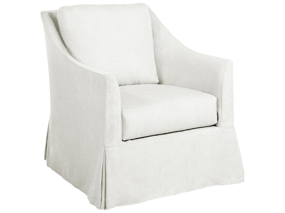 Baldwin Outdoor Lounge Chair in Linen Snow