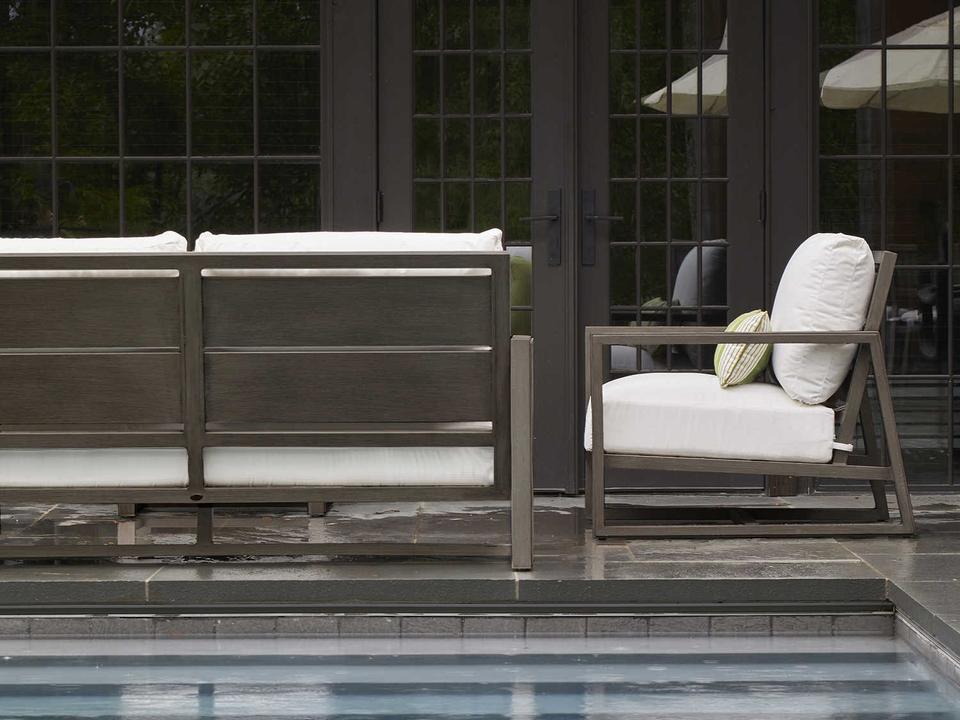 Avondale Aluminum Outdoor Patio Lounge Set