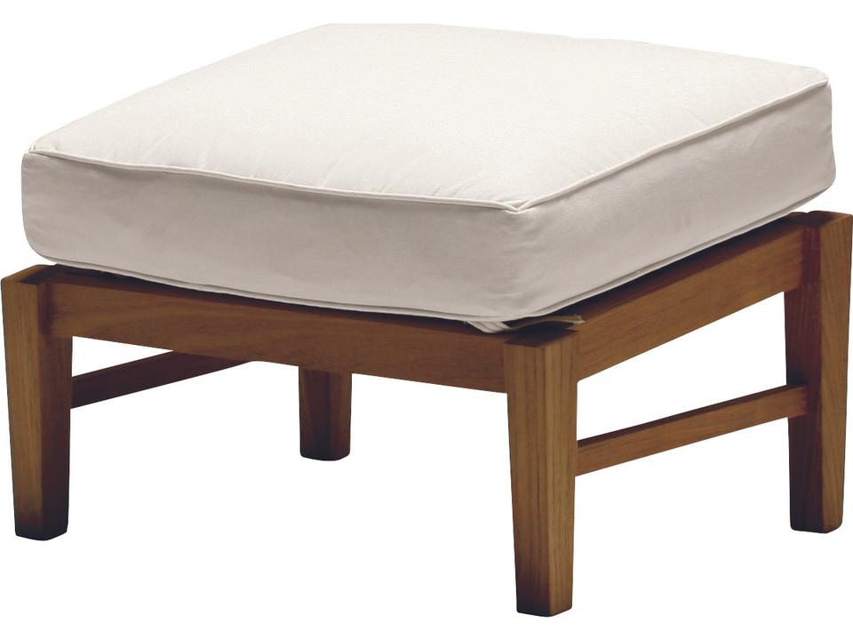 Croquet Teak Ottoman Replacement Cushions
