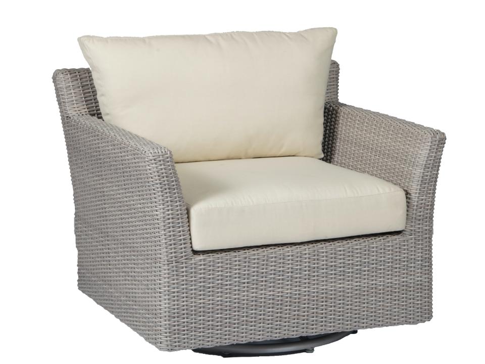 Club Woven Swivel Glider Lounge Chair Set Replacement Cushions