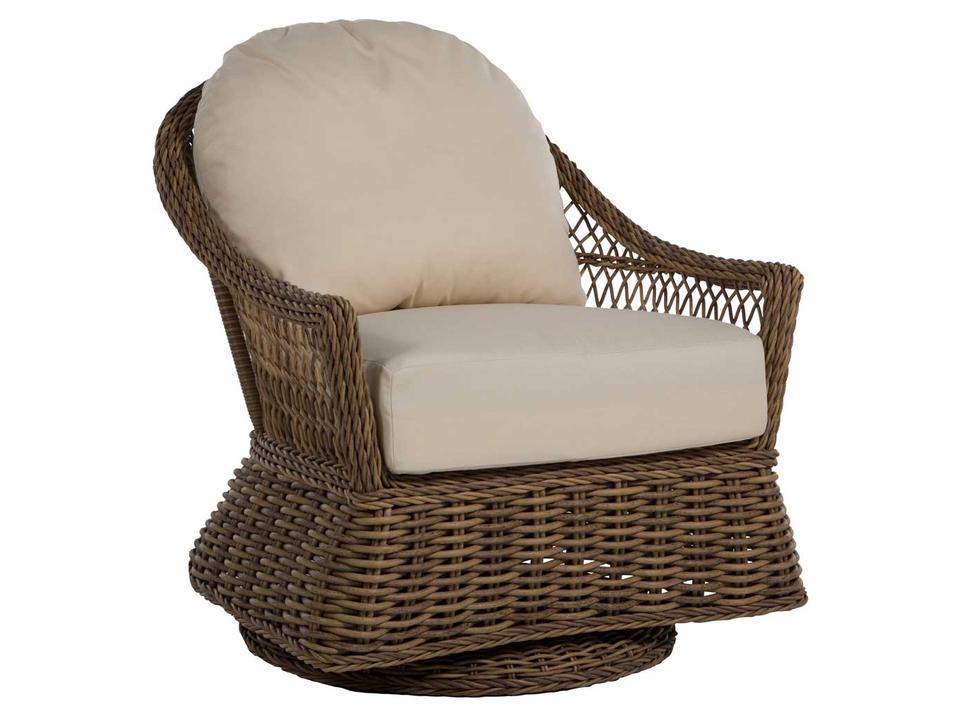 Soho Swivel Glider Lounge Chair Set Replacement Cushions