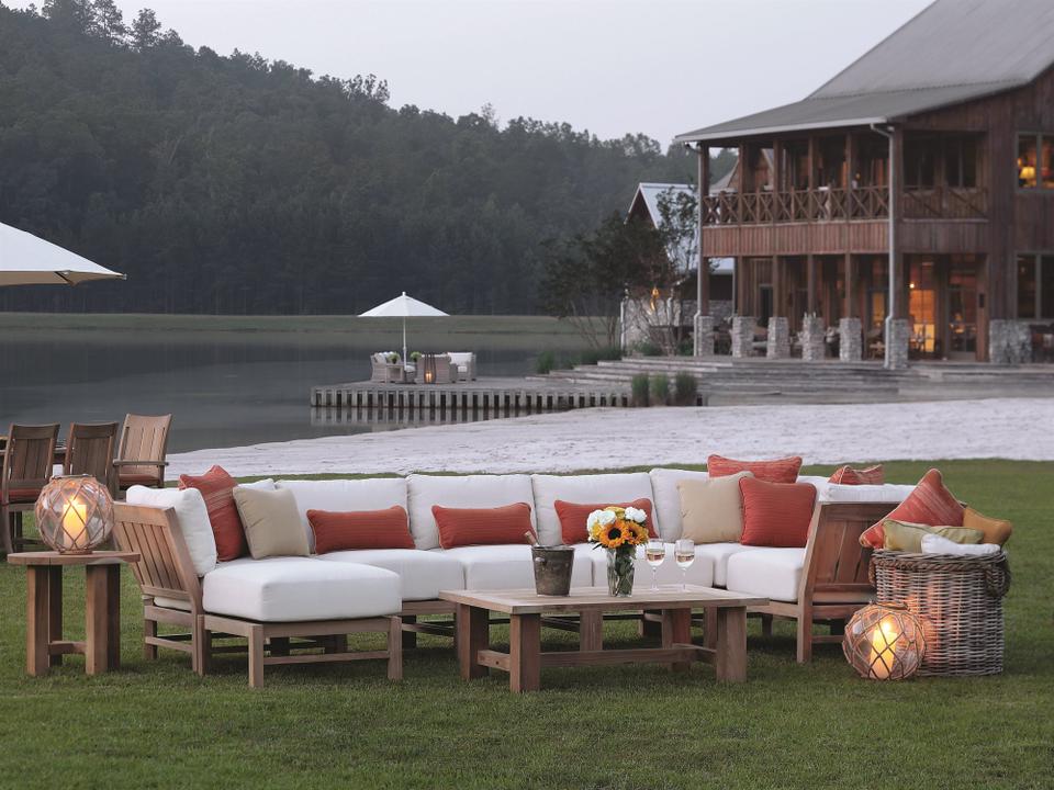 Club Teak Lounge Sectional Set