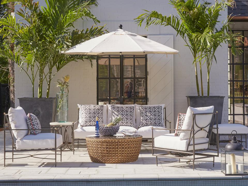 Roma Aluminum Patio Lounge Set