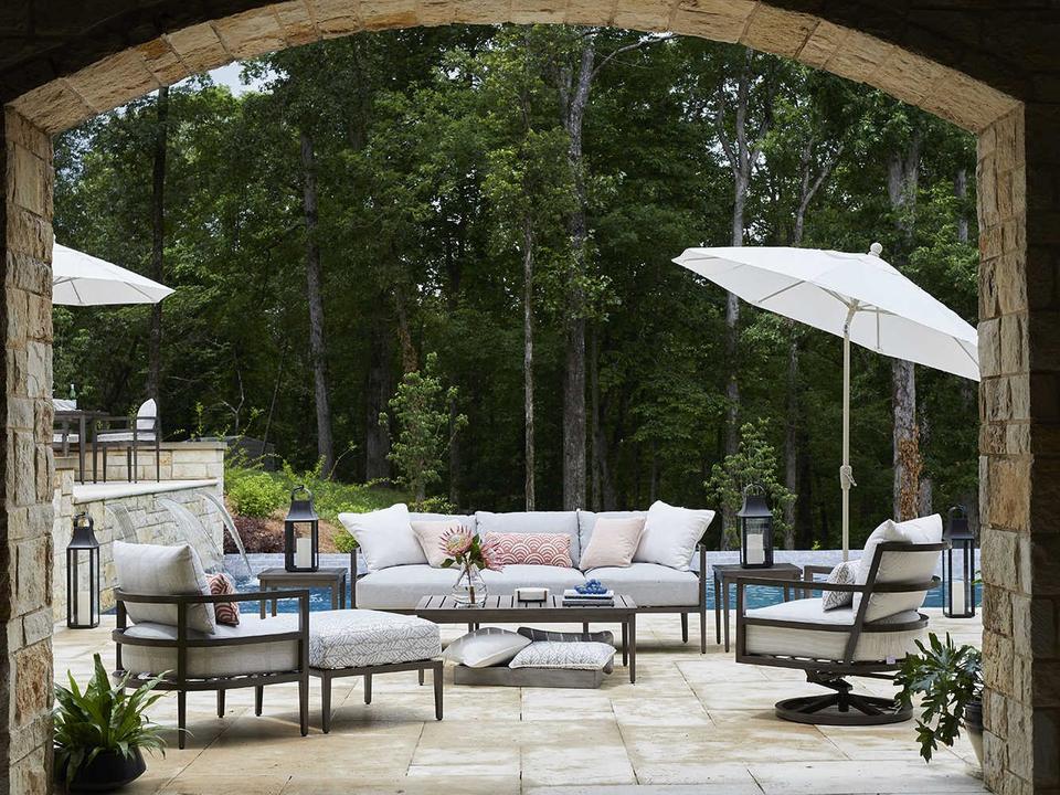 Santa Barbara Aluminum Patio Lounge Set