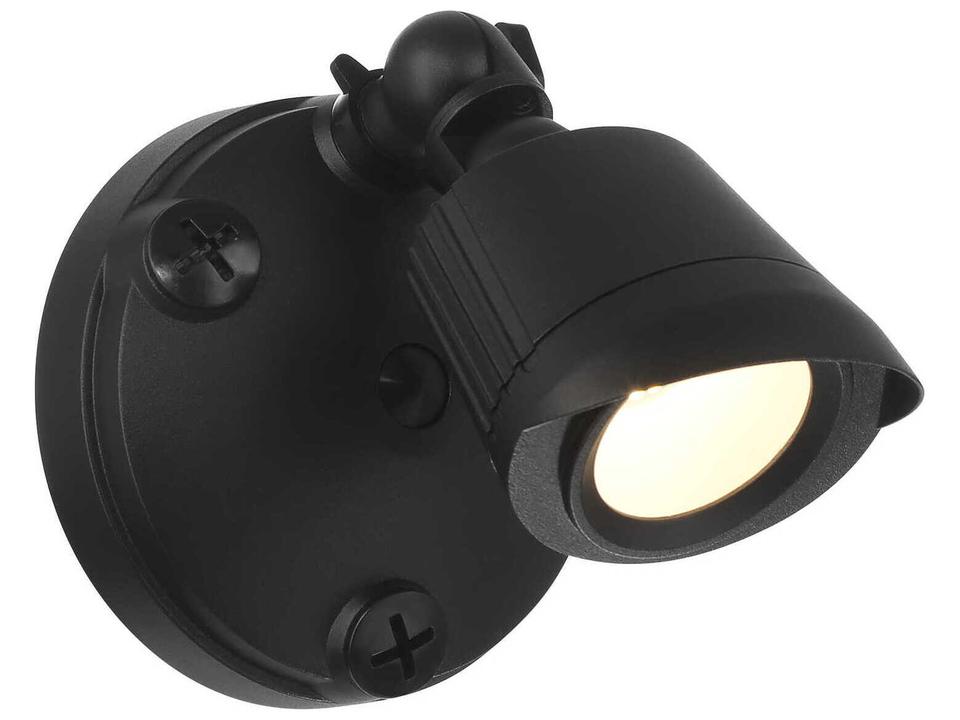 Stella 1-Light LED Flood Light in Black
