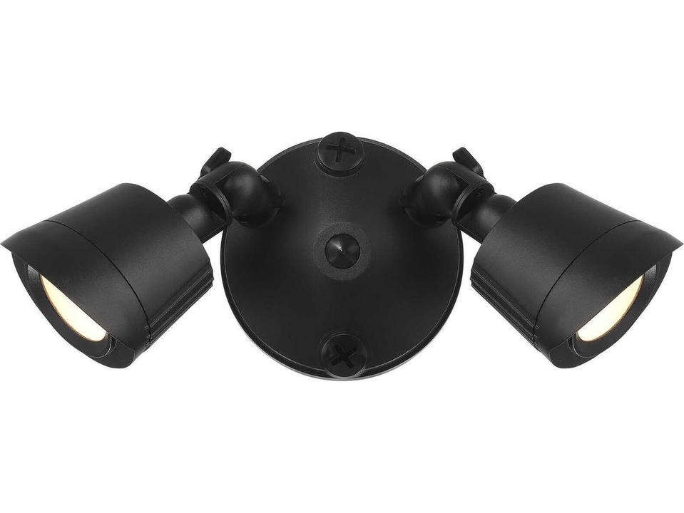 Stella 2-Light LED Flood Light in Black