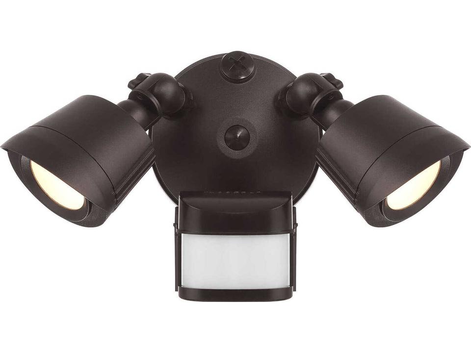 2-Light Motion Sensored Flood Light in Bronze