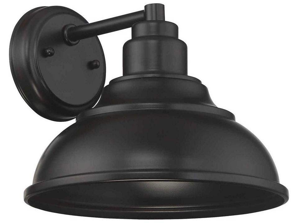Dunston 1-Light Outdoor Wall Lantern in English Bronze