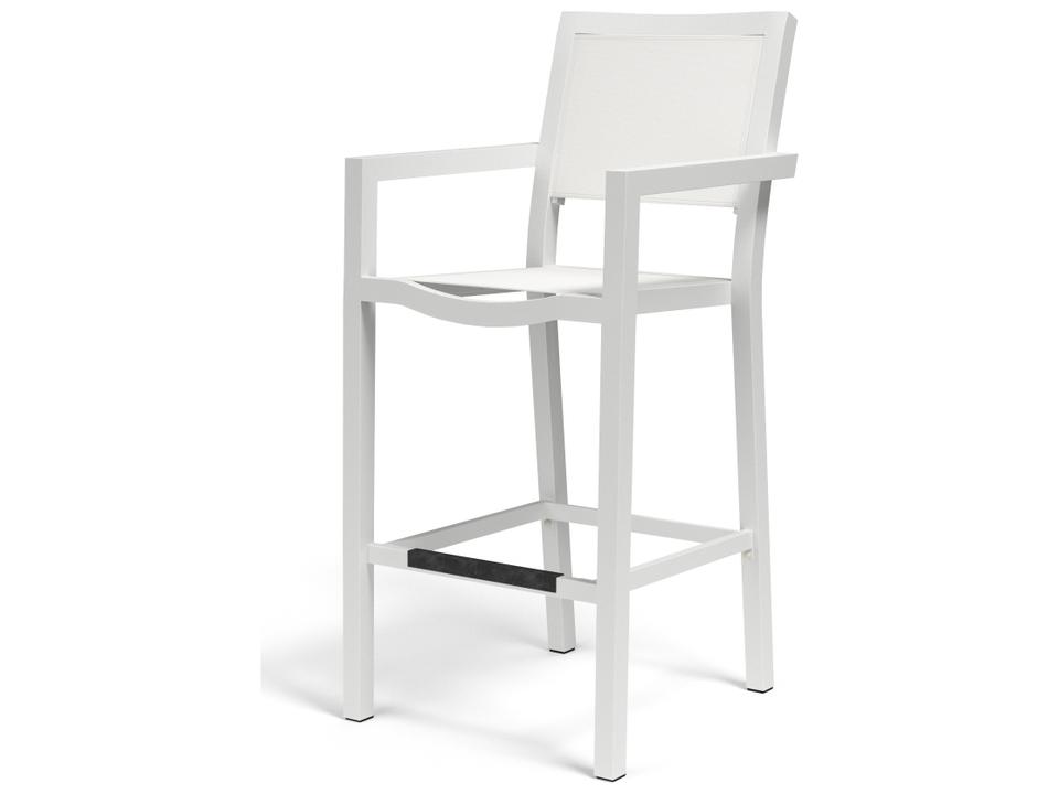 Naples Aluminum Sling Outdoor Patio Bar Stool