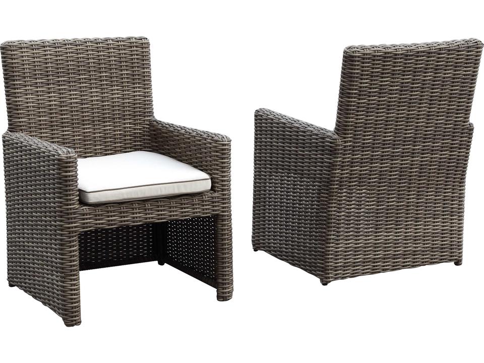 Coronado Wicker Cushion Dining Chair with Sunbrella Cushions