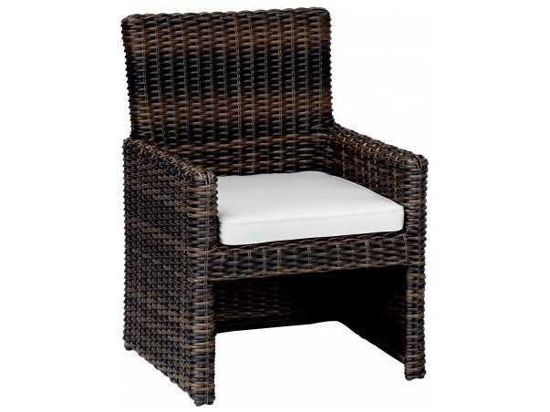 Quick Ship Montecito Wicker Cushion Dining Chair