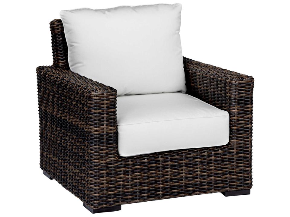 Quick Ship Montecito Wicker Cushion Lounge Chair