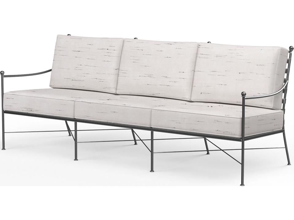 Provence Wrought Iron Patio Sofa