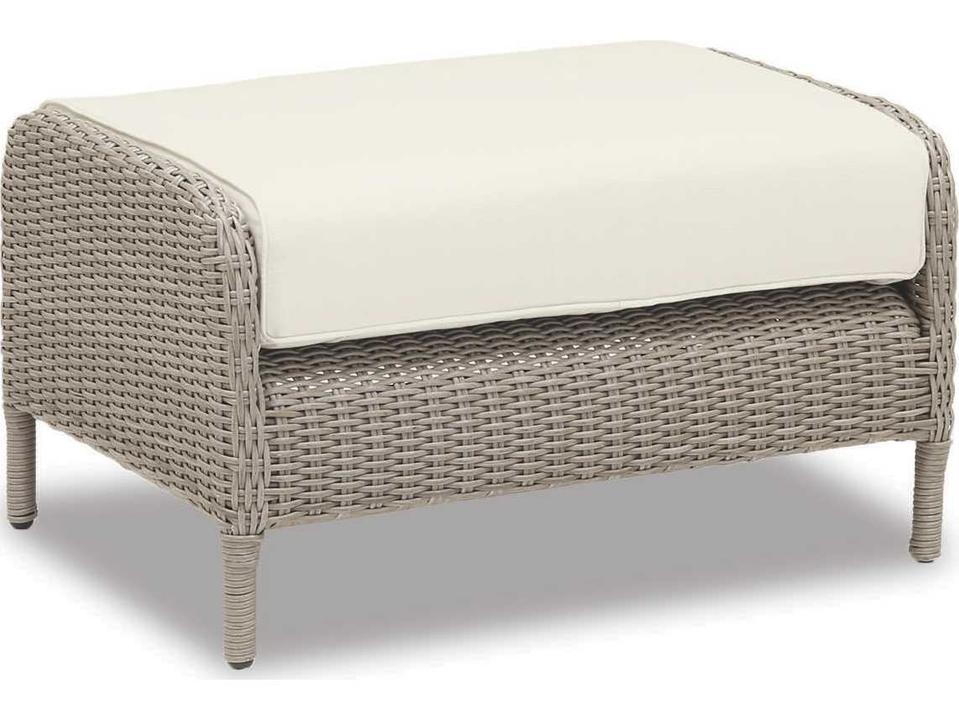 Manhattan Wicker Cushion Ottoman