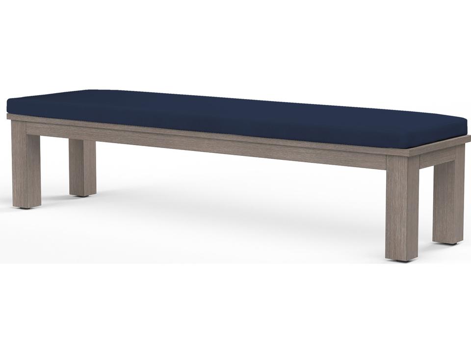 Laguna Aluminum Cushion Outdoor Patio Bench
